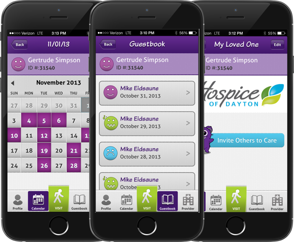 The CareMonster App helps family caregivers coordinate care.