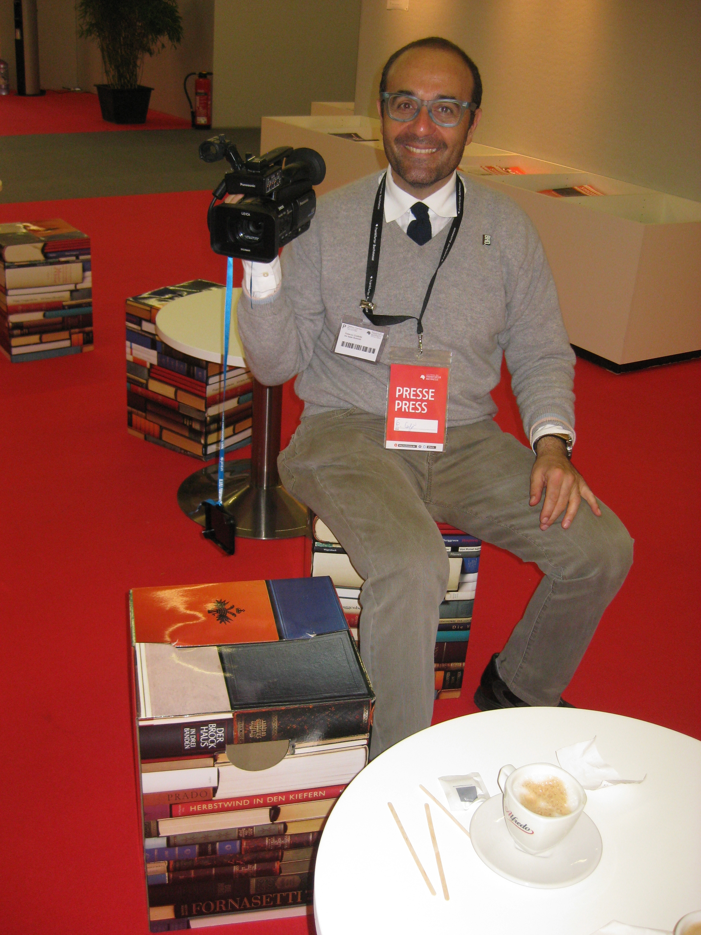 Federico Conforto President of the Italian bookclub