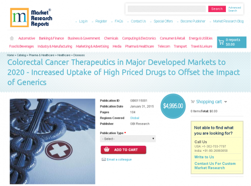 Colorectal Cancer Therapeutics in Major Developed Markets'