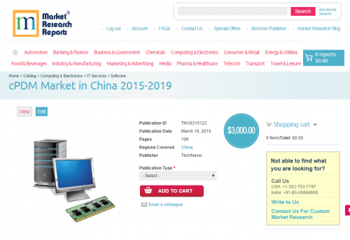cPDM Market in China 2015-2019'
