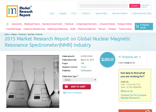 Global Nuclear Magnetic Resonance Spectrometer (NMR) Industr'