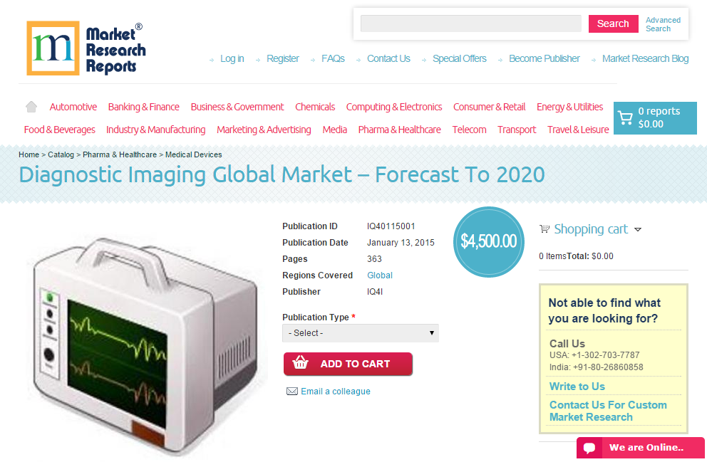 Diagnostic Imaging Global Market &ndash; Forecast To 202