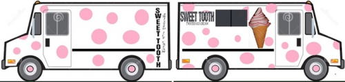 Sweet Tooth Twisted Ice Cream Mobile Food Truck'
