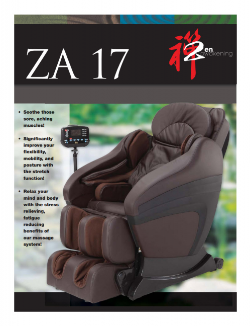 Zen Awakening Massage Chair ZA 17'