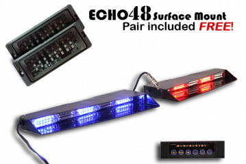 LED Stealth Commander Visor Light'