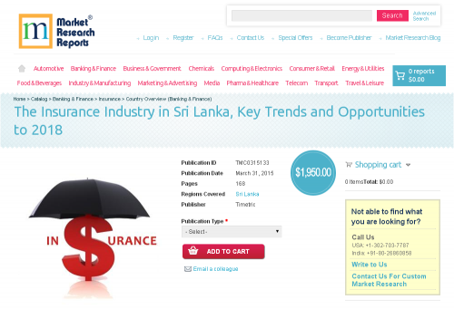 The Insurance Industry in Sri Lanka'