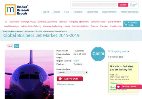 Global Business Jet Market 2015-2019'