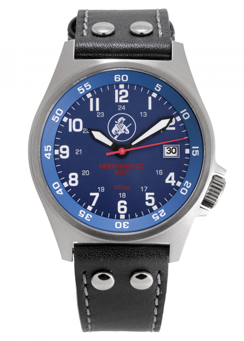Minuteman Yorktown Wrist Watch assembled in the USA.'