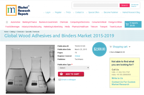 Global Wood Adhesives and Binders Market 2015-2019'