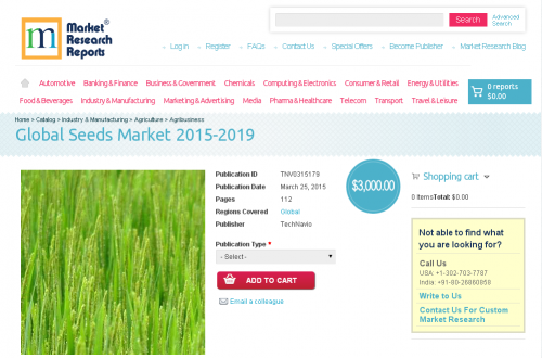 Global Seeds Market 2015-2019'