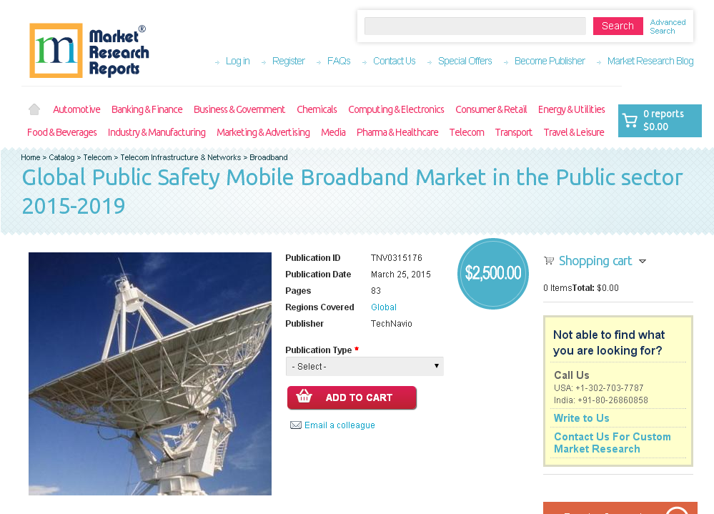 Global Public Safety Mobile Broadband Market