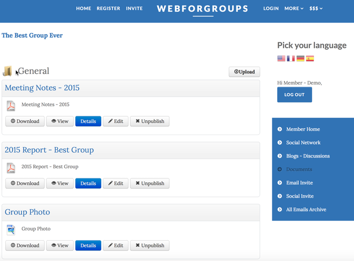 WebForGroups | Your own Private World