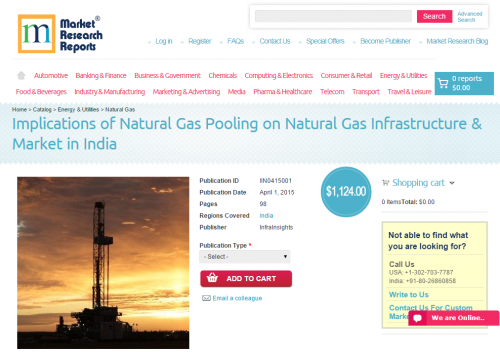 Implications of Natural Gas Pooling on Natural Gas Infrastru'