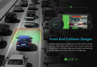 CaVi monitors distance between driver and other vehicles.