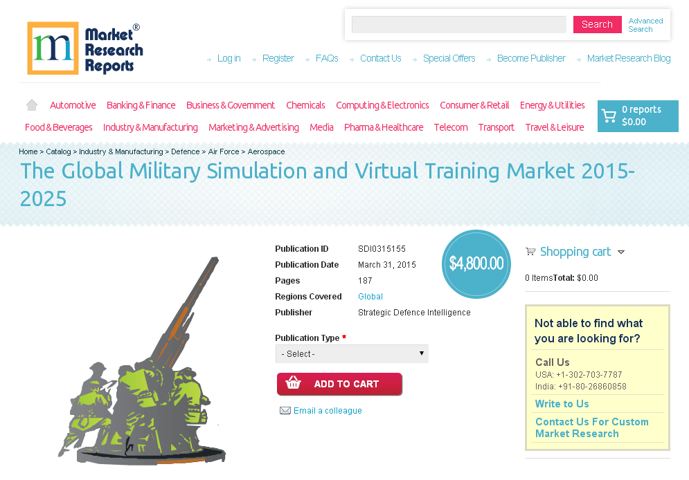 The Global Military Simulation and Virtual Training Market'