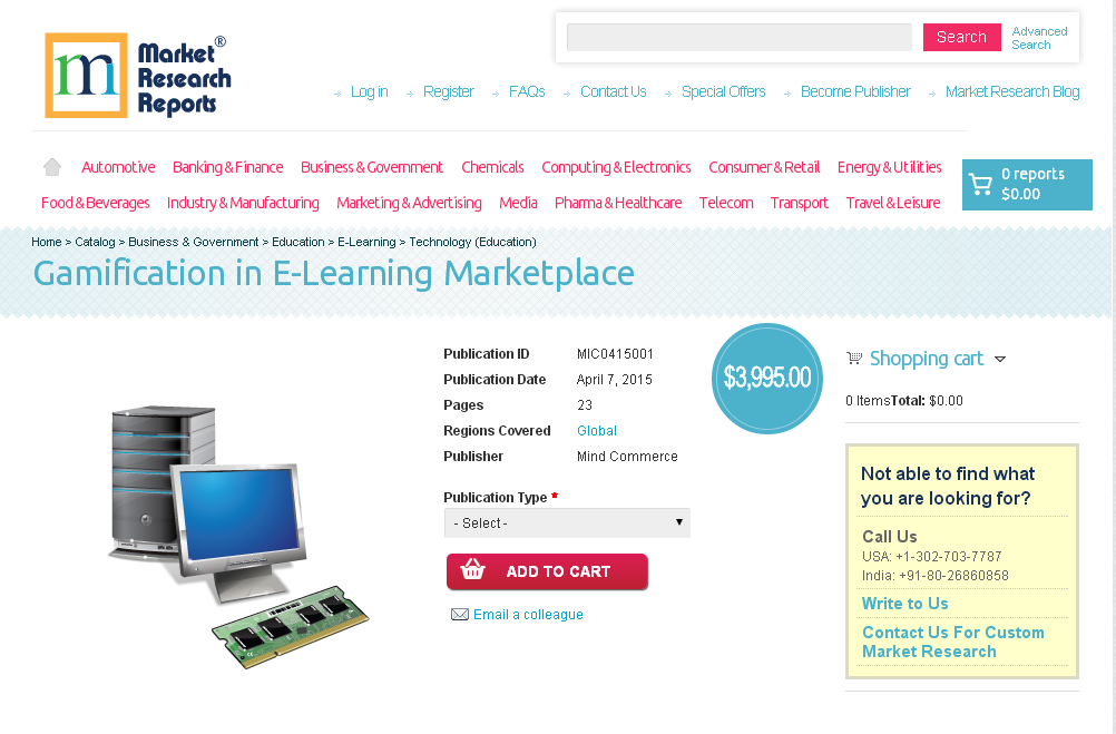 Gamification in E-Learning Marketplace'