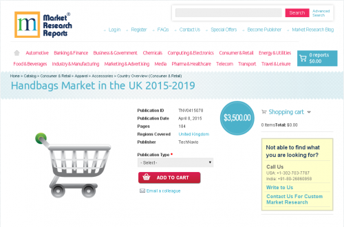 Handbags Market in the UK 2015-2019'