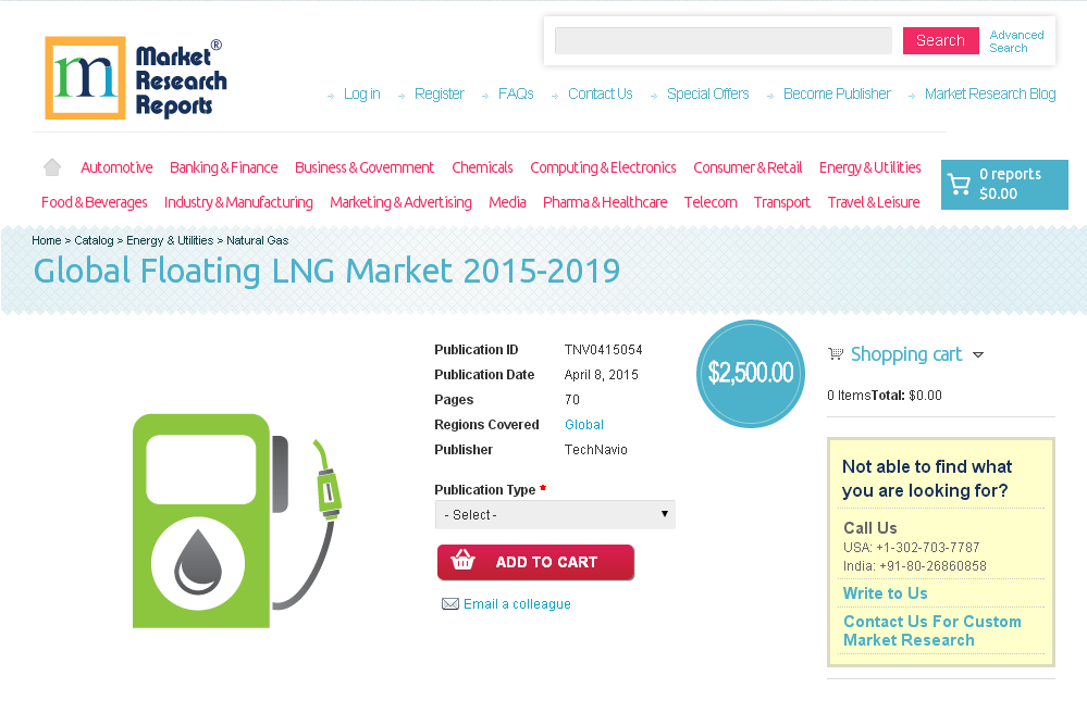 Global Floating LNG Market 2015-2019