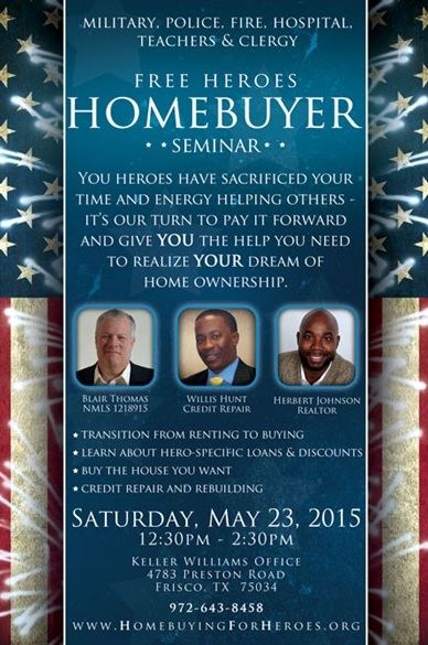 &amp;lsquo;Homebuying For Heroes&amp;rsquo; Seminar'