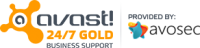 Avast 24/7 GOLD Business Support Logo