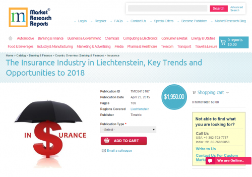 The Insurance Industry in Liechtenstein'