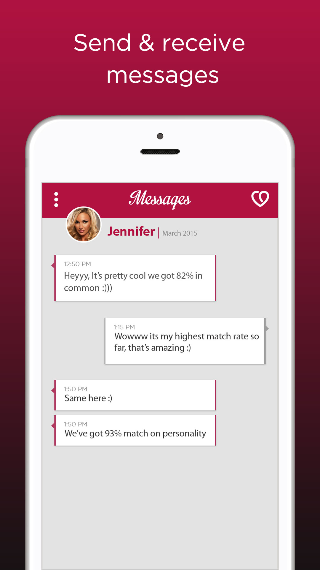 Send &amp;amp; receive messages'