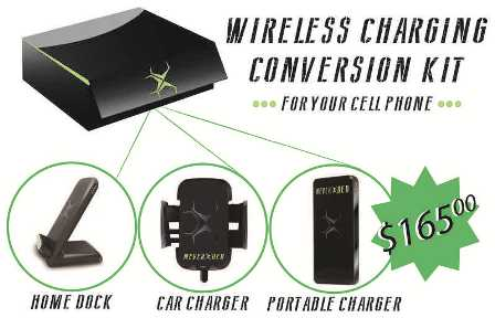 NeverDed Wireless Charging Conversion Kit on Kickstarter'