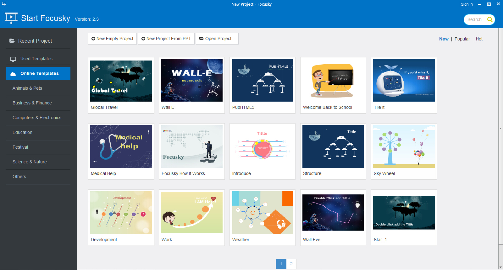 Focusky Presentation Software