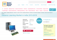 Distance Learning Market in India 2015-2019