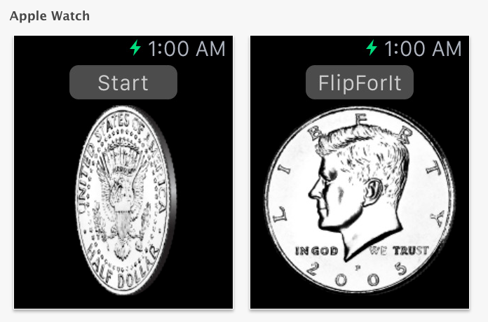 Apple Watch App FlipForIt