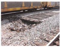 Railroad Injury Accident Scene