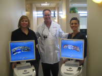 Dr. McElroy with CEREC