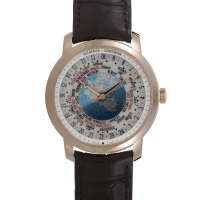 Patrimony Traditionnelle World Time watch by Vacheron