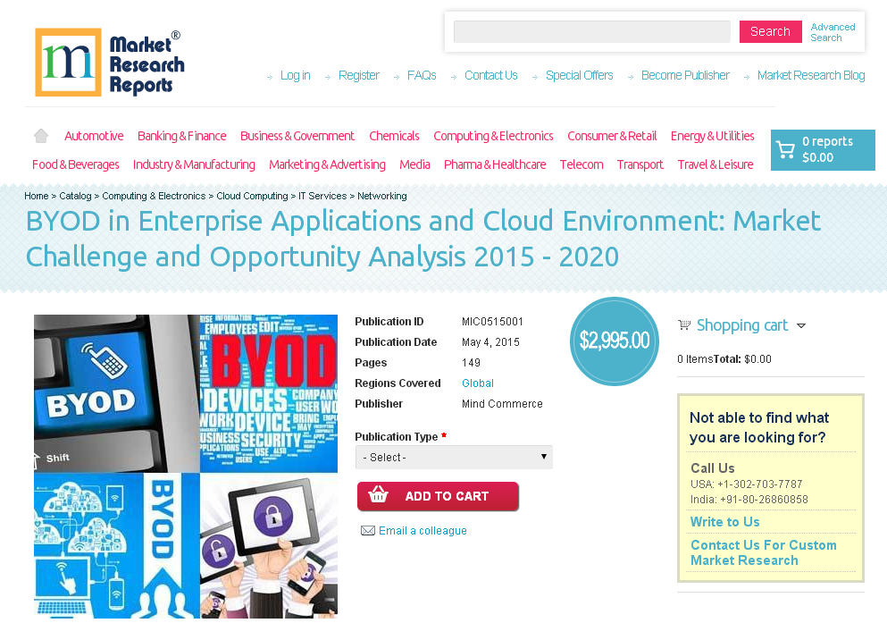 BYOD in Enterprise Applications and Cloud Environment'