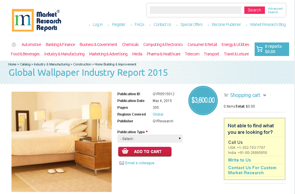 Global Wallpaper Industry Report 2015