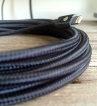 BBC: Big Black Cable 10ft Braided MFi Charger