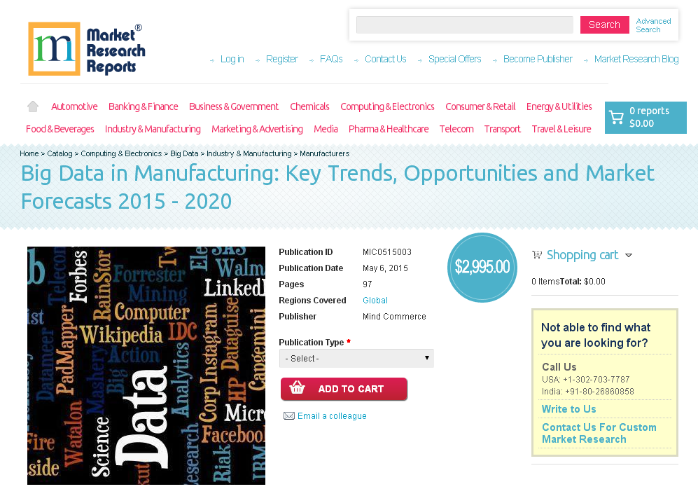 Big Data in Manufacturing: Key Trends, Opportunities'