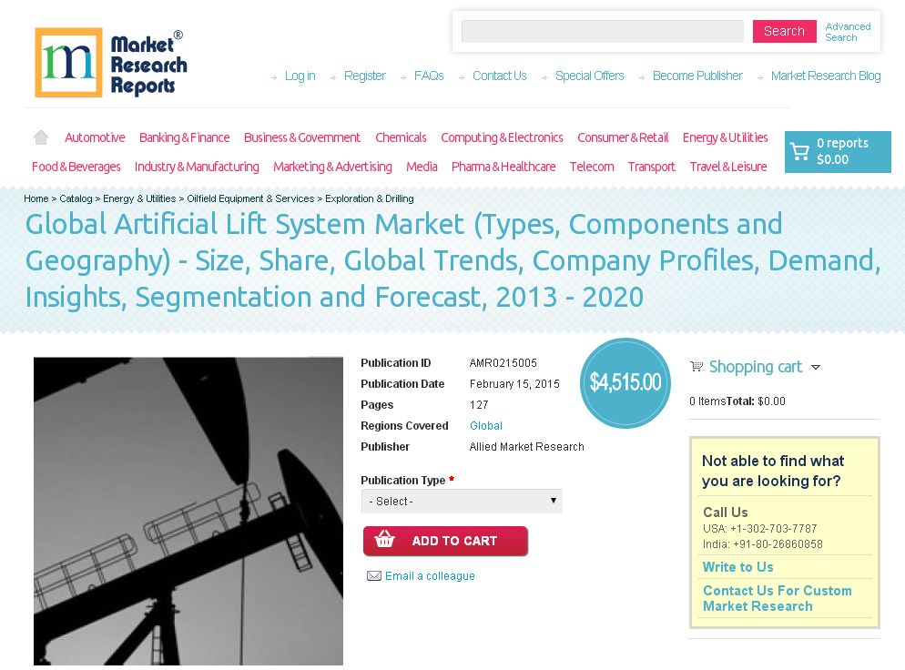 Global Artificial Lift System Market