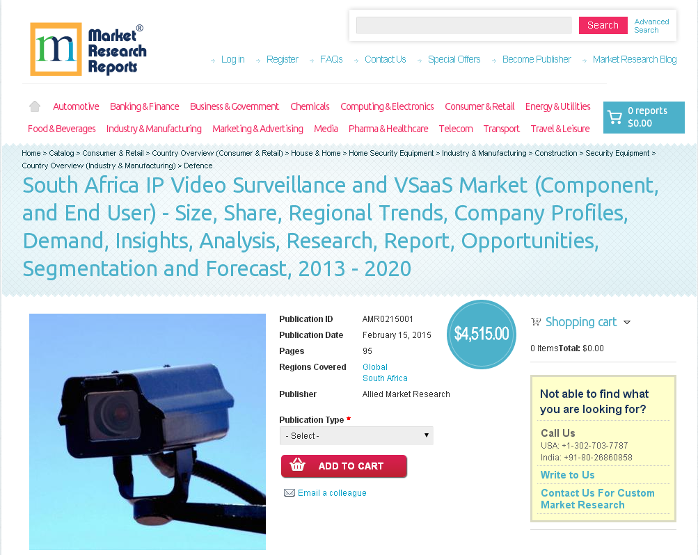 South Africa IP Video Surveillance and VSaaS Market
