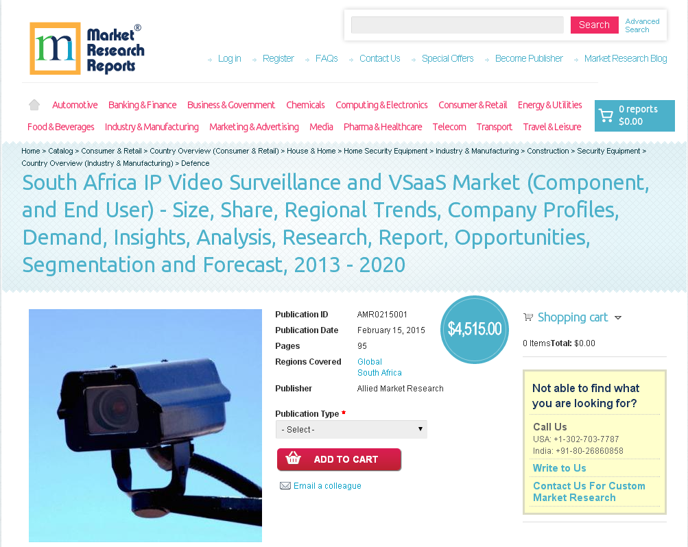 South Africa IP Video Surveillance and VSaaS Market'