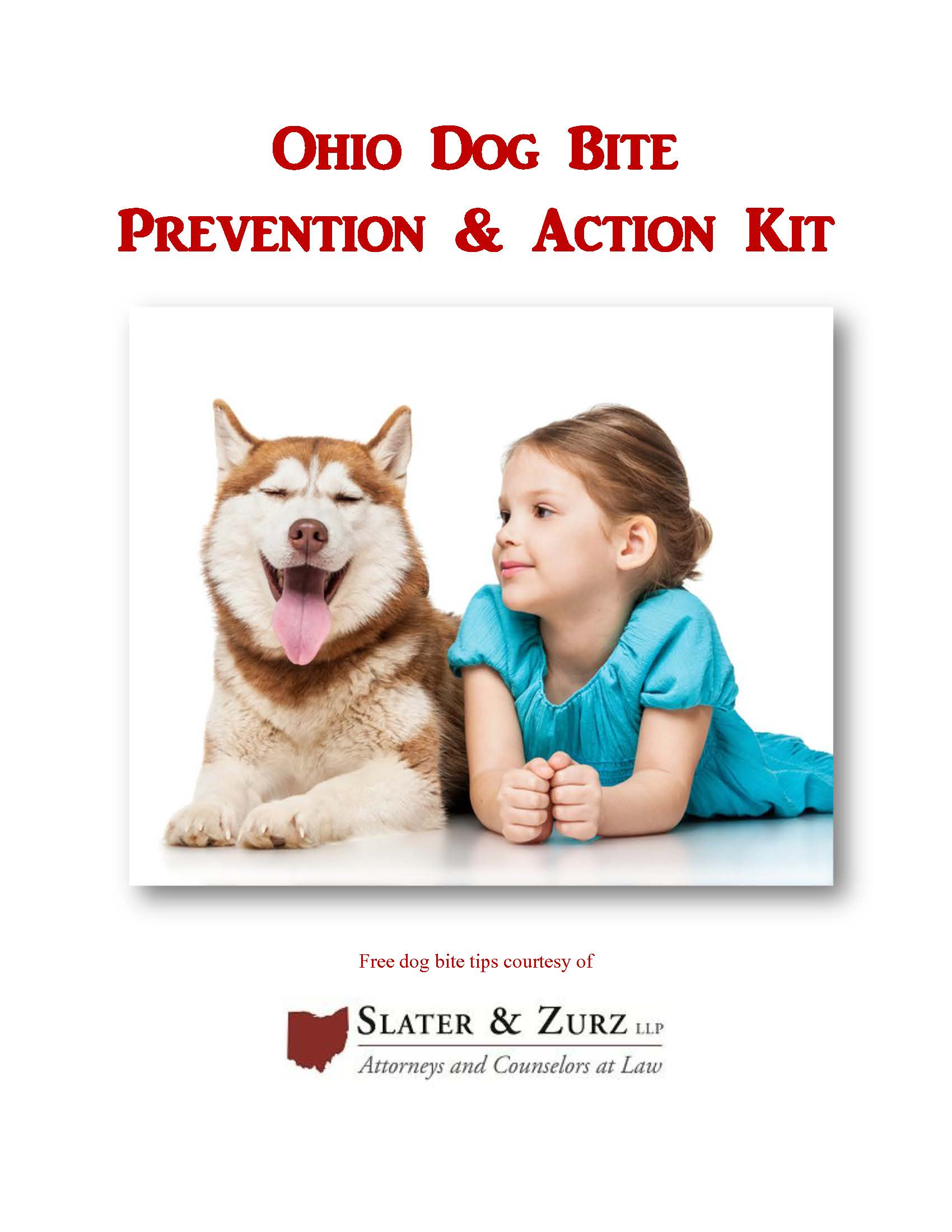 Free Dog Bite Prevention Kit Offered by Law Firm of Slater & Zurz LLP