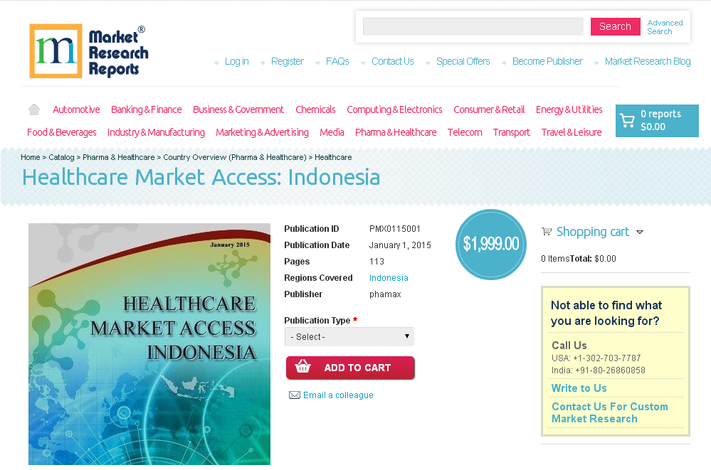 Healthcare Market Access: Indonesia'