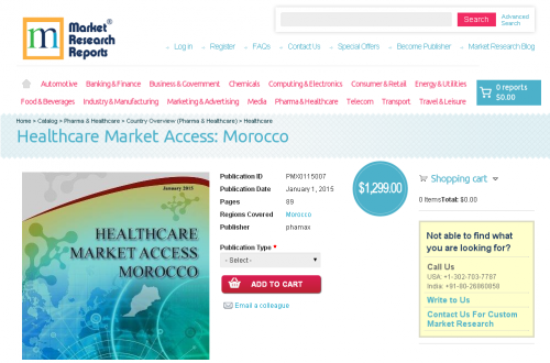 Healthcare Market Access: Morocco'