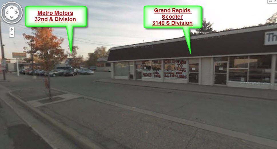 Grand Rapids Scooter 3140 S Division Grand Rapids MI 49548'