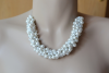 Cluster Pearl Necklace'