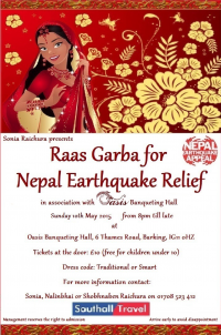 Southall Travel Sponsors Raas Garba for Nepal Earthquake Rel