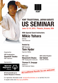 KWF Traditional Japanese Karate: First US Seminar