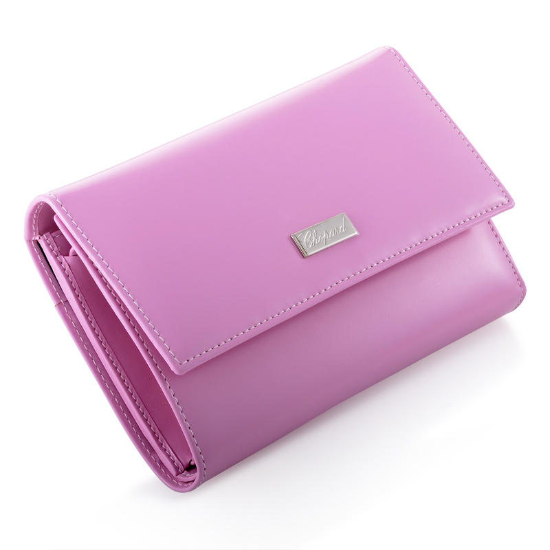 No. 4 Pink Leather Wallet by Chopard for $215
