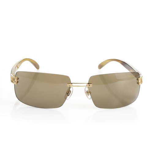 Limited Edition 18K Yellow Gold Aviator Sunglasses by Chopar'
