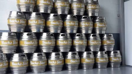 Brewery equipment arriving.